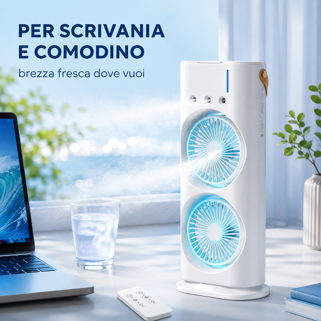 FrescoPiù NebulaFan - 04 scrivania comodino